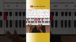 Miniature : Les 3 accords pour jouer que tes vives eaux inondent mon âme #yzistart  #piano #pianomusic #worship
