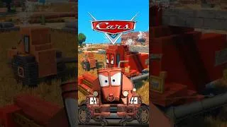 Miniature : J'ai build Frank & les tracteurs de "Cars" #minecraft #disney #movie #shorts #radiatorsprings