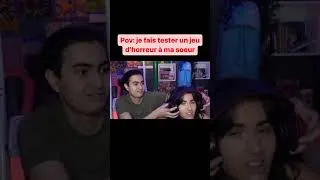 Miniature : Pov: je fais tester un jeu d’horreur à ma soeur