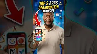 Miniature : Ne perds plus tes tâches avec ces 3 Apps ! 📱✨ #Shorts