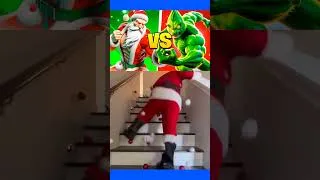 Miniature : PÈRE NOËL VS GRINCH 🎅🏻 QUI GAGNE? #Shorts