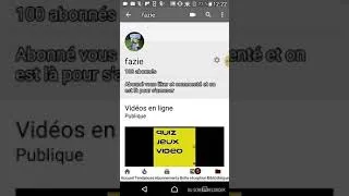 Miniature : J'ai passer les 100 abonné