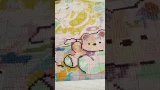 Miniature : Plush companions #avances #paintingfairycrossstitch