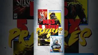 Miniature : mes 5 jeux préférés 🔥🥰 #gaming #silksong #eldenring #thewitcher #rdr2
