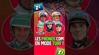 Miniature : Les pronos CDM en mode TURF