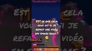 Miniature : OH UN REVENANT SUR MINECRAFT ET OUI UN SMASH BROS VOUS RETENTEREZ SUR LA CHAÎNE ?😜