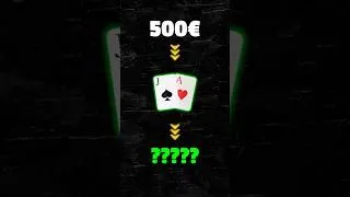 Miniature : Je fais le fou avec 5 mains de blackjack ! #blackjack  #casino