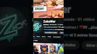 Miniature : Merci beaucoup ❤️ #fortnite #shorts