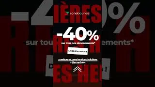Miniature : 🔥 DERNIÈRES HEURES ! 🎁 -40%  sur tous nos abonnements*