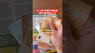 Miniature : CE STICKER PANINI COÛTE 200 BALLES 🤯😫