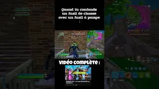Miniature : Quand tu confonds un fusil de chasse avec un fusil à pompe 🤣😭 #fortnite #ps4 #battleroyale #gaming